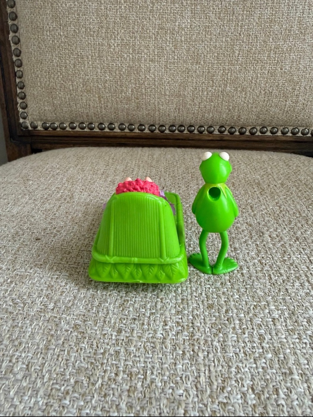Muppets vintage collectible toys Miss Piggy and Kermit the Frog 1990s - Picture 5 of 5